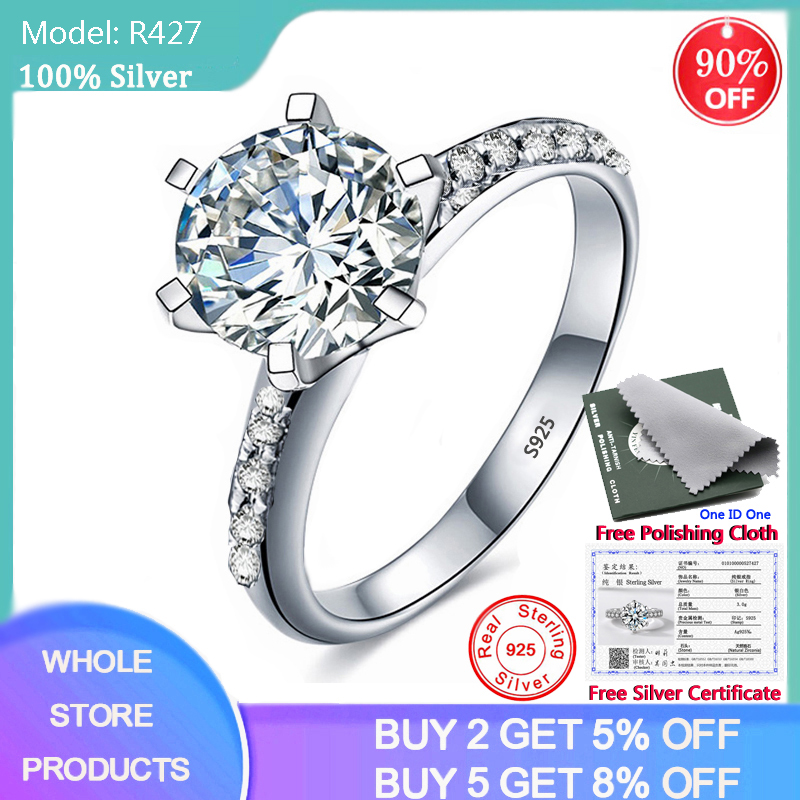 LMNZB Luxury Genuine Tibetan Silver Wedding Band Eternity Rings For Women Best Gift For Women Wholesale Lots Bulk Jewelry