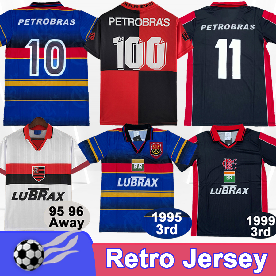1985 1994 Flamengo Mens RETRO Soccer Jerseys 95 96 09 10 Home Red Black Away White 3rd Blue Vintage Football Shirt Short Sleeve Adult Uniforms