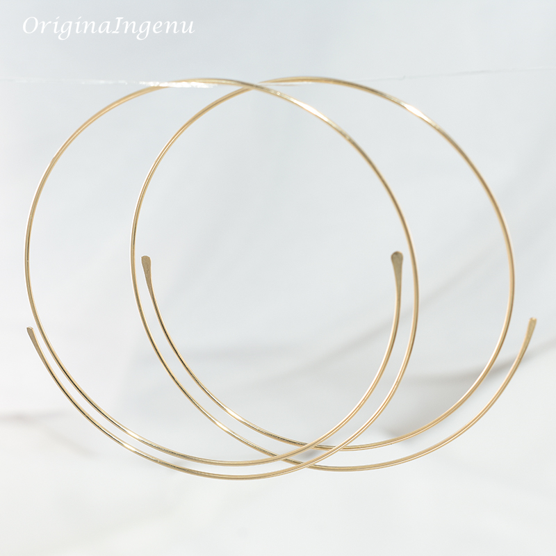 Hoop Earrings Handmade Jewelry Gold Filled/925 Silver Brinco Vintage Jewelry Party Gift Pendientes Oorbellen Earrings For Women