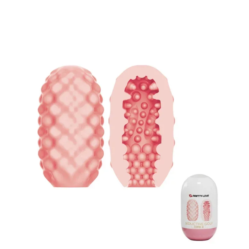 Mini Masturbator Cups Pocket Pussy Egg Particle Thread Portable Soft Stimulator Penis Massager Adult Sex Product for Men