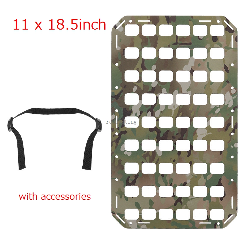 21inch Molle Panel for Vehicles Large Capacity Storage Rack Insert Car Seat Panel Board Accessories Durable Platform Most Car