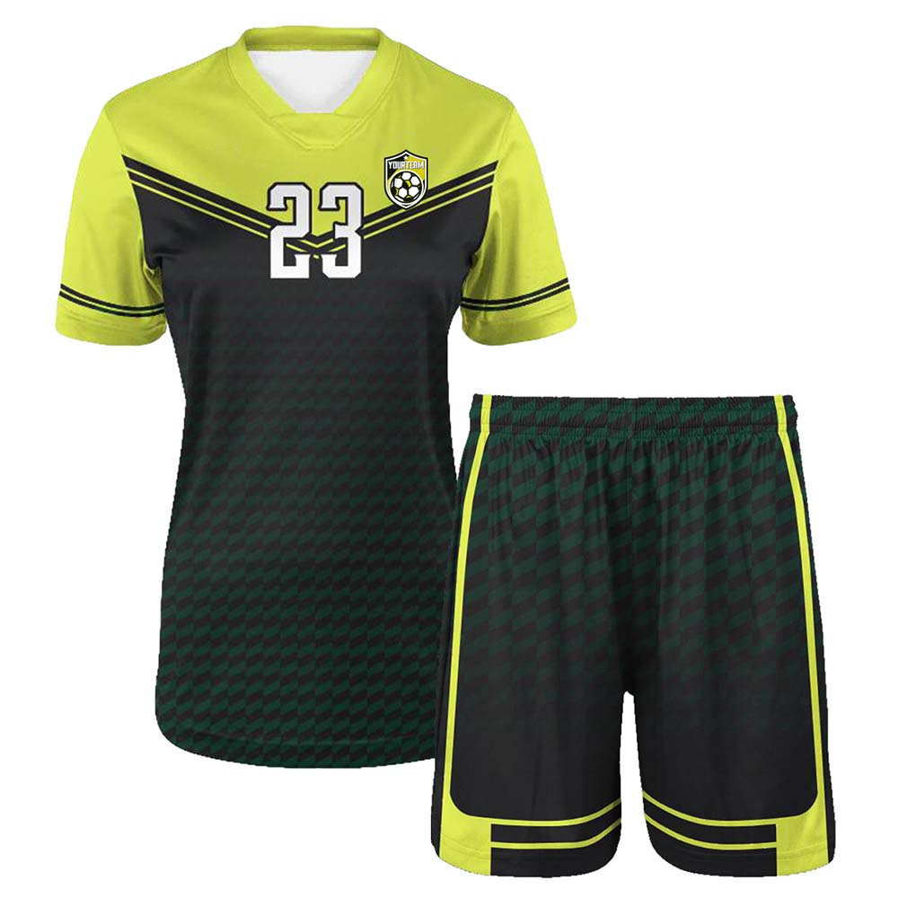 Custom Soccer Short Sleeve Jerseys Set Adult Youth Kid Quick Dry Light High School College Football Team Game Uniforms Wholesale