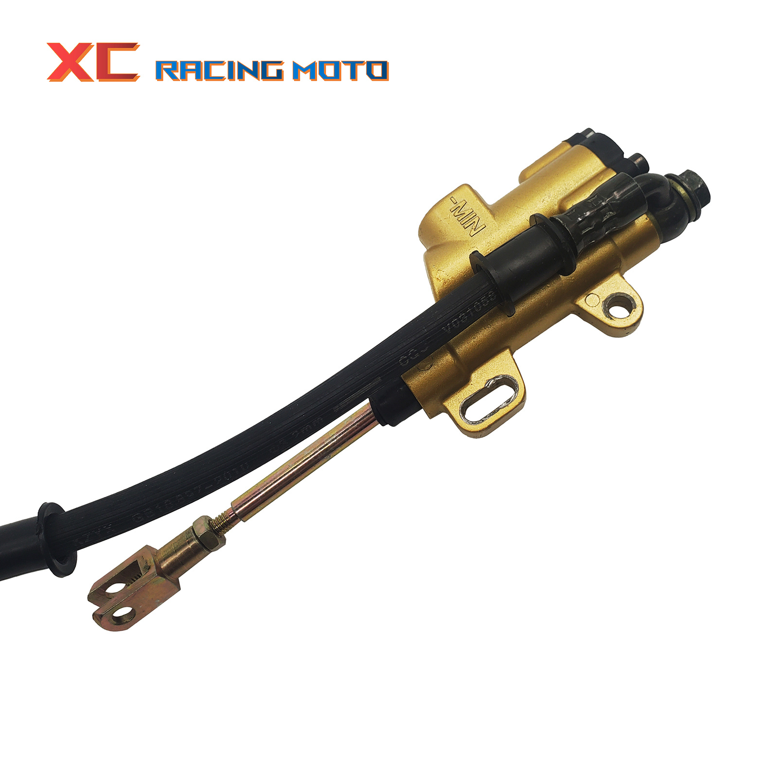 Motorcycle Rear Disc Brake Caliper Brake Pump Brake Assembly For 70cc 90cc 110cc 125cc 150cc 200cc 250cc ATV Dirt Bike Universal
