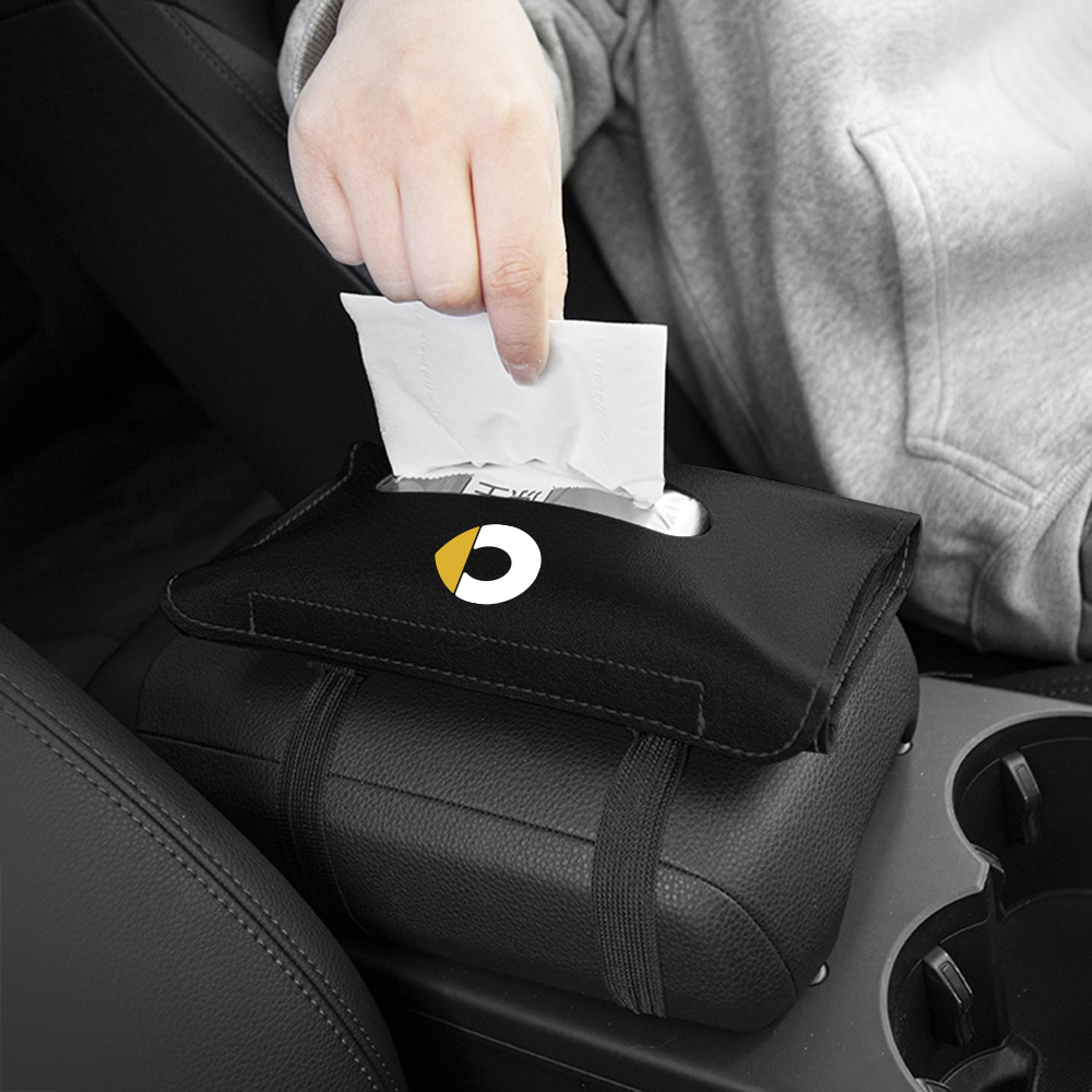 Car Sun Visor Hanging Tissue Box Holder For Mercedes-Benz Smart Eq Fortwo Forfour 453 451 452 450 454 Roadster Car Accessories