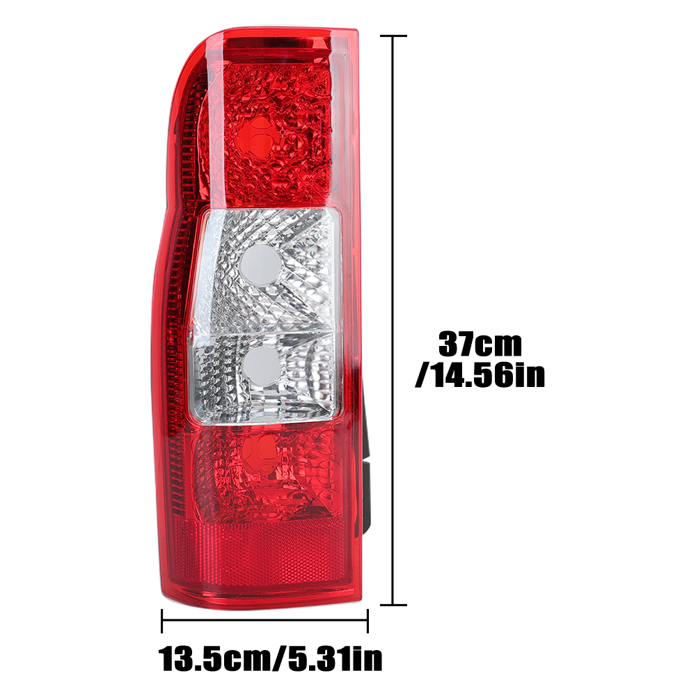 Tail Light for Ford Transit MK7 2006-2014 Tail Light Covers Rear Light Without Bulb Tail Lamp Shell