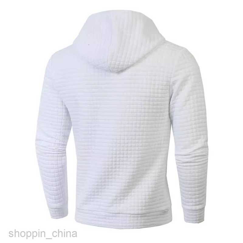 Men's Hoodies Sweatshirts Autumn/Winter Large Hooded Male Casual Personalized Fashion Sweater Checkered Coat Men