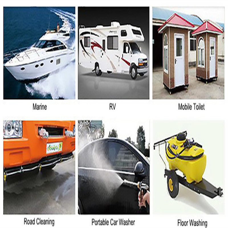 12V&24V Water Pump Diaphragm Self Priming Pump Showers Toilets Water Transfer Motor For RV Marine Caravan Accessories