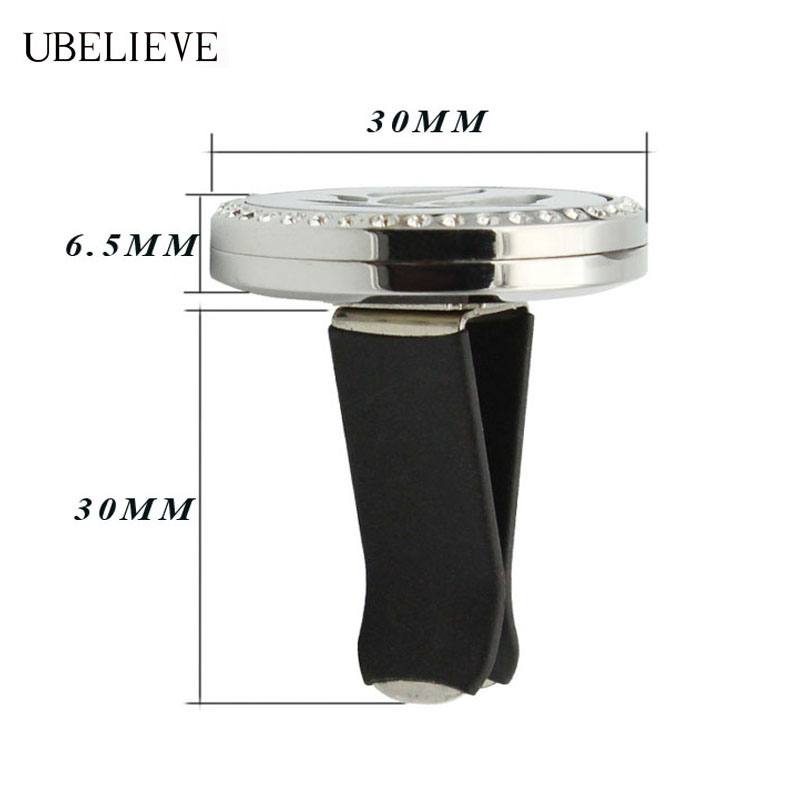 Sunflower Essential Oil Car Vent Clip Diffuser Locket Magnet Aromatherapy Car Diffuser Clip With Free Pads Car Freshener Clip