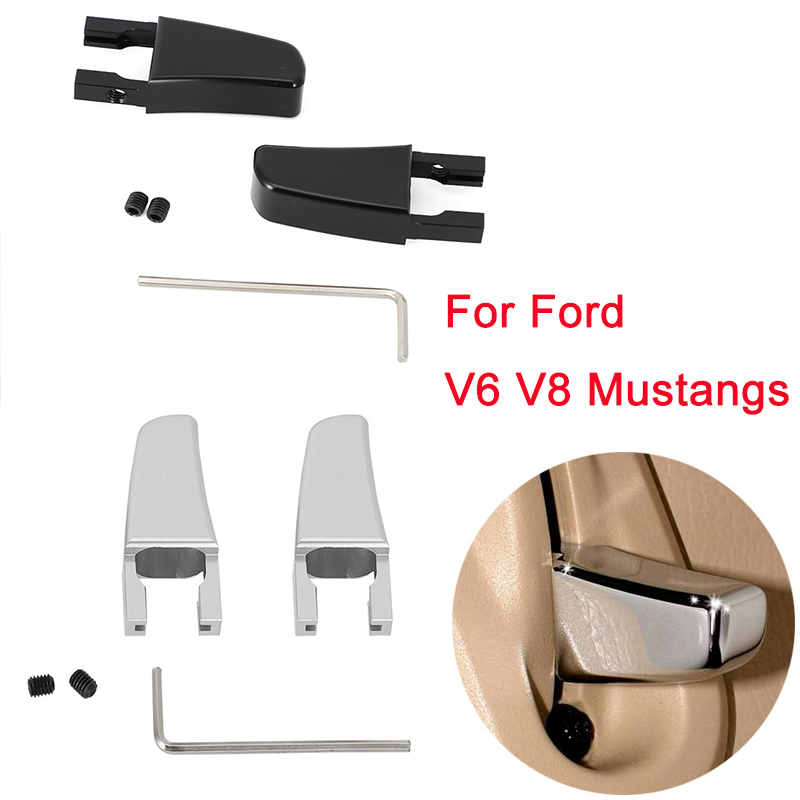 For Ford V6 V8 Mustangs Seat Release Levers Seat Handle Fix Kits Steeda Shelby Saleen 2005-2014 7075 Billet Aluminum Accessories