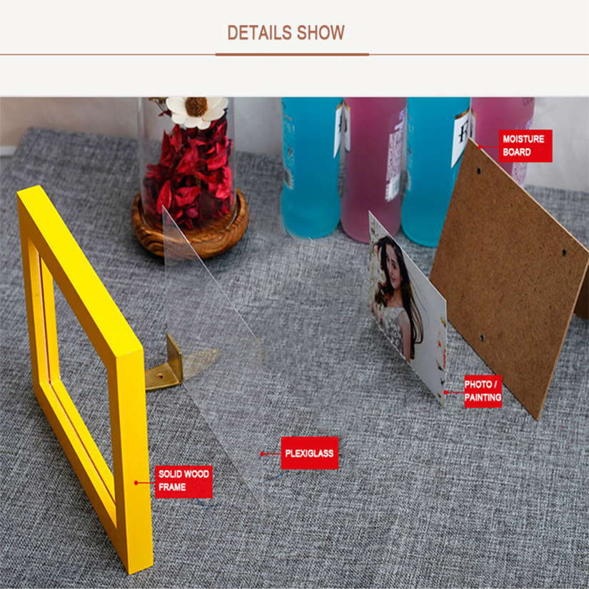 Nature Wooden Classic Picture A4 A3 30X40cm Plexiglass Include Poster Photo Frames For Wall Hanging Certificate Frame H260306