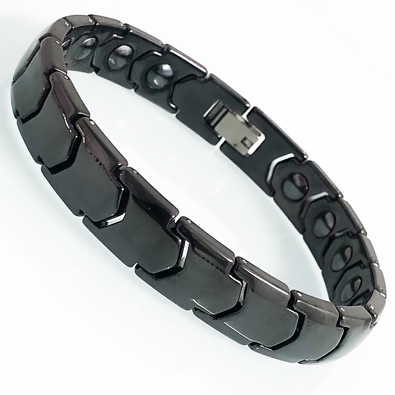 Elegant White Ceramic On Hand Bracelets Men Women Health Care Hematite Magnetic Therapy Bracelet Homme Wristband Armband Jewelry