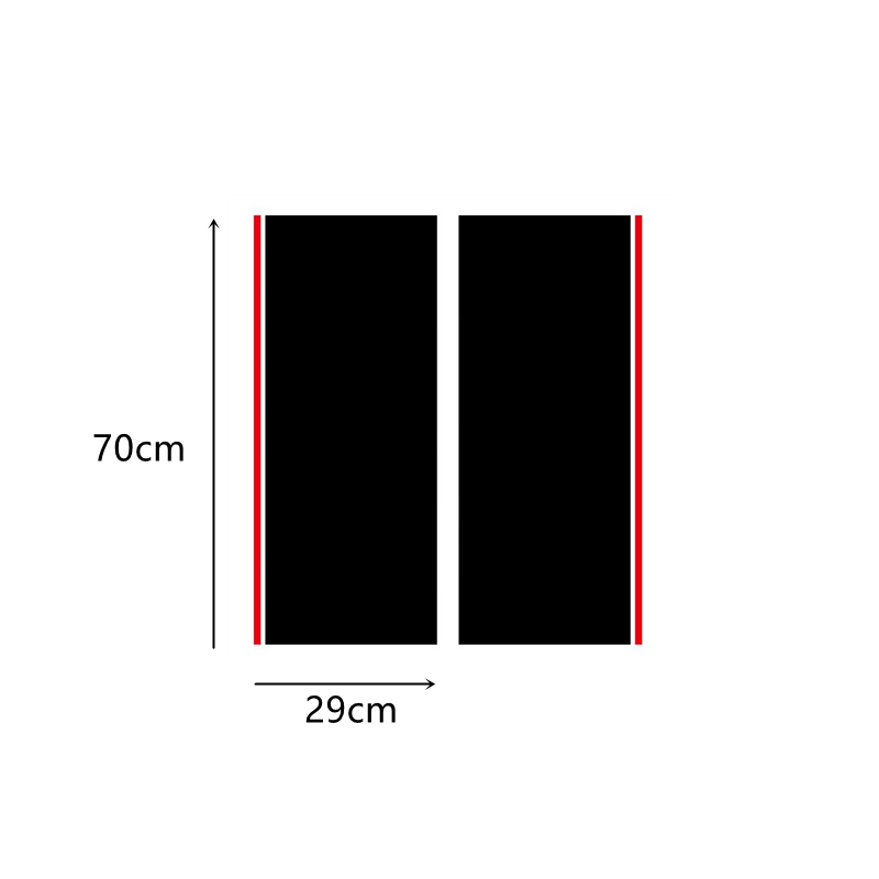 For Ford F-150 Ranger Wildtrak Raptor Sport Stripes Car Pickup Trunk Decor Sticker Auto Body Film OFF ROAD Styling Vinyl Decals