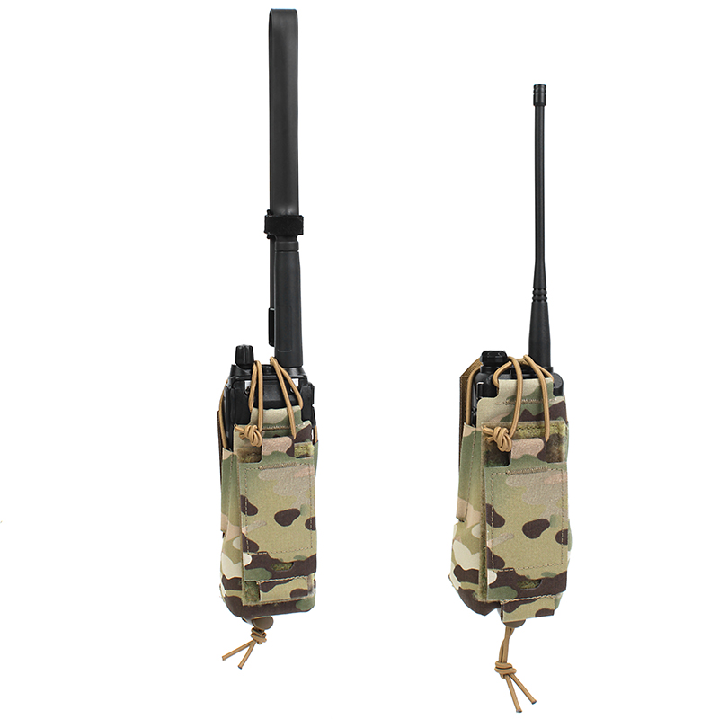 PEW Tactical Radio Pouch Gridlok BAOFENG/POFUNG UV5R UV82 Talkie Walkie MOLLE PT-P032