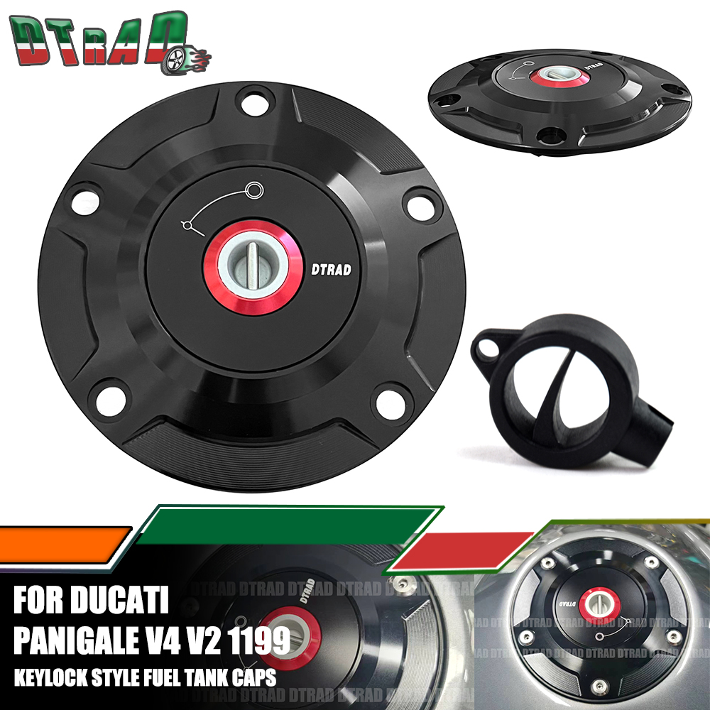 2023 NEW For DUCATI Streetfighter Panigale V2 V4 V4S V4R SP 899 959 1199 1299 Motorcycle Fuel Tank Cap Key Airbox Oil Tank Cover