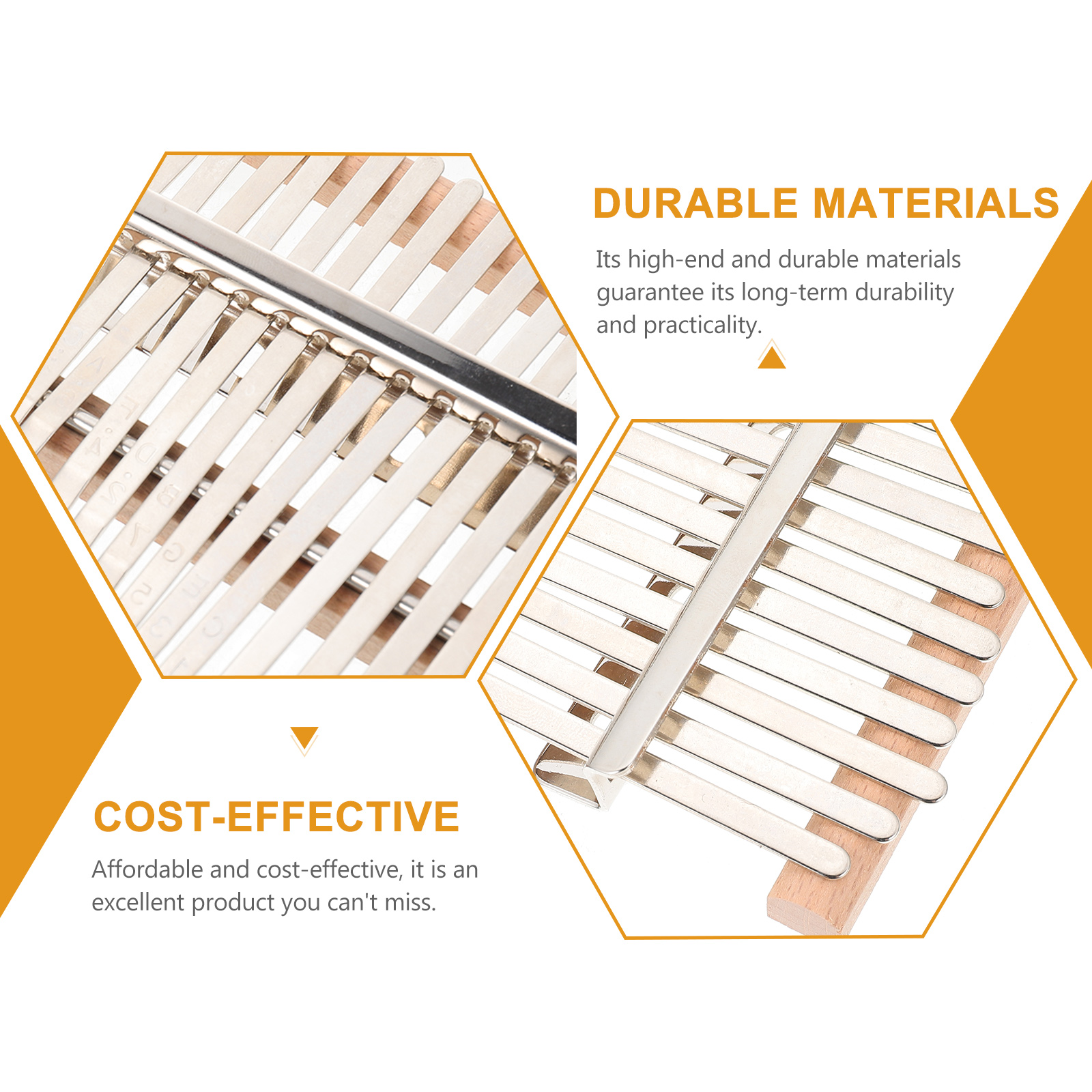 1 Set Premium Piano Bridge Xylophone Bridge Kalimba DIY Kalimba Accessory Kit