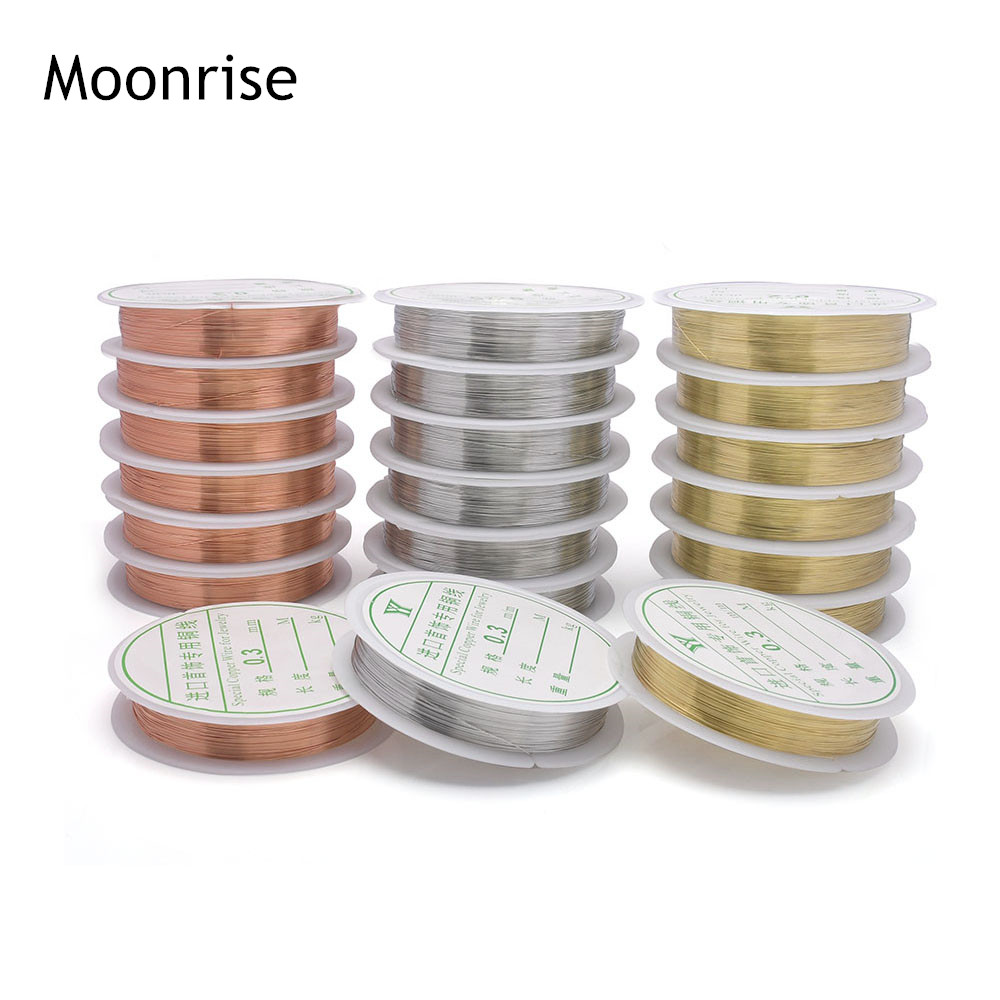0.2-1mm Jewelry Wire , Craft Wire Tarnish Resistant Copper Beading Wire for Jewelry Making Supplies and Crafting