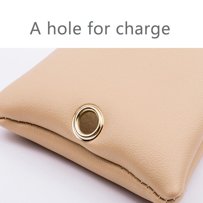 ZD 1X Car Air outlet mobile phone pocket Leather storage bag For Opel astra insignia Mercedes w203 w204 Mini cooper accessories