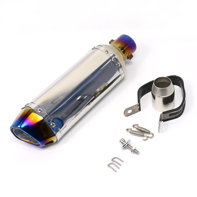 Universal 51mm Motorcycle Exhaust Pipe for Honda CBR250 CB400 FZ400 Z750 NINJA TMAX530 trk 502 TMAX PCX 125 ATV Dirt Pit Bike