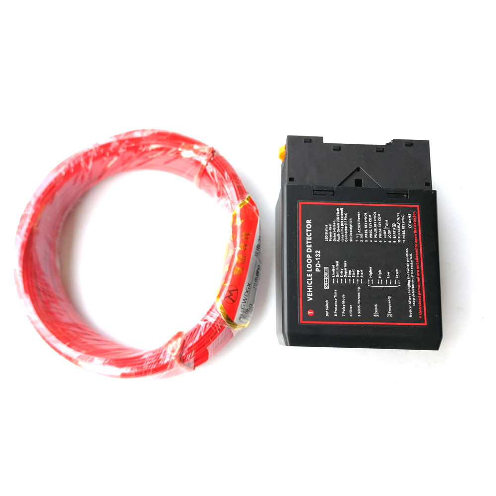 50m cable single channel inductive vehicle loop detector for Gate barrier operators