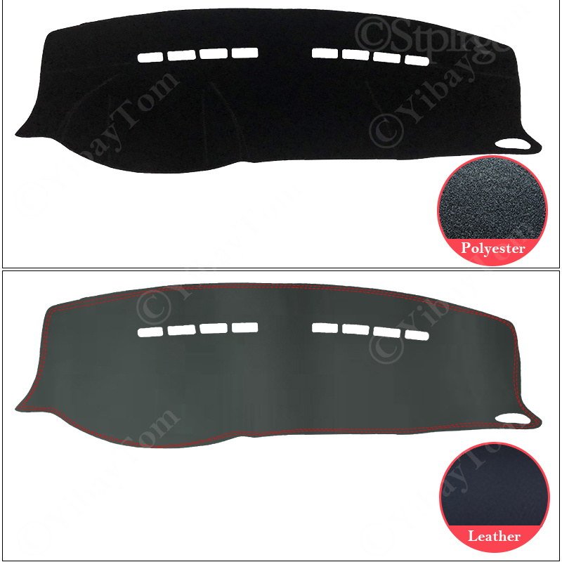 For Peugeot 2008 208 2013 ~ 2019 Anti-Slip Leather Mat Dashboard Pad Sunshade Dashmat Protect Carpet Car Accessories 2014 2015