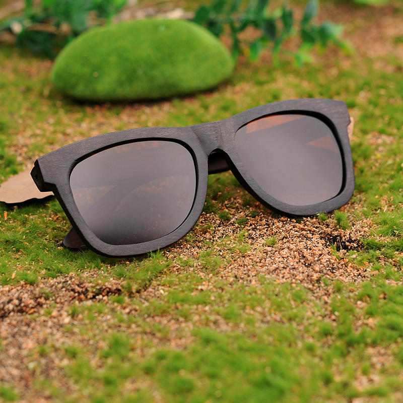 BOBO BIRD Ebony Wooden Male Lady Sunglasses Men's Luxury Brand Designer Polarized Sun Glasses Vintage sunglass women eyewear