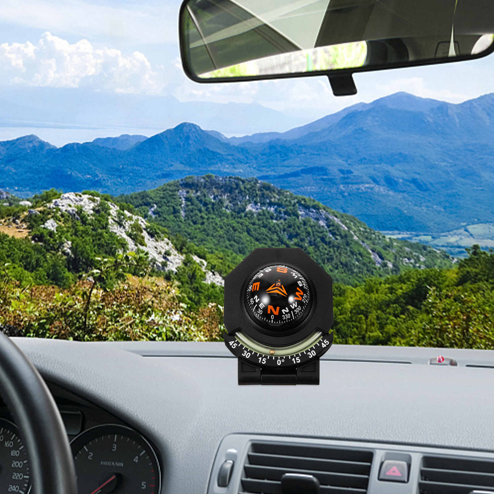 Traveler Gifts Compass Car Travelers Automotive Abs Marine Dash Mount Boat Surface