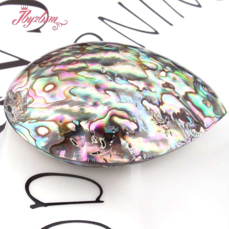 18x33,40x50mm Large Irregular Shape Abalone Shell Natural Stone Beads For DIY Necklace Bracelet Jewelry Making 15"Free Shipping