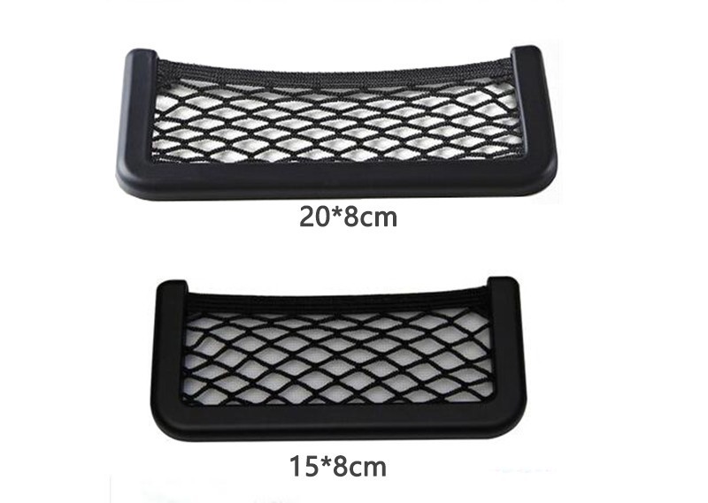 For Nissan Qashqai J11 2014-2019 Car Net Bag Phone Holder Storage Pocket Organizer Car Mesh Trunk Net Holder Stowing Tidying