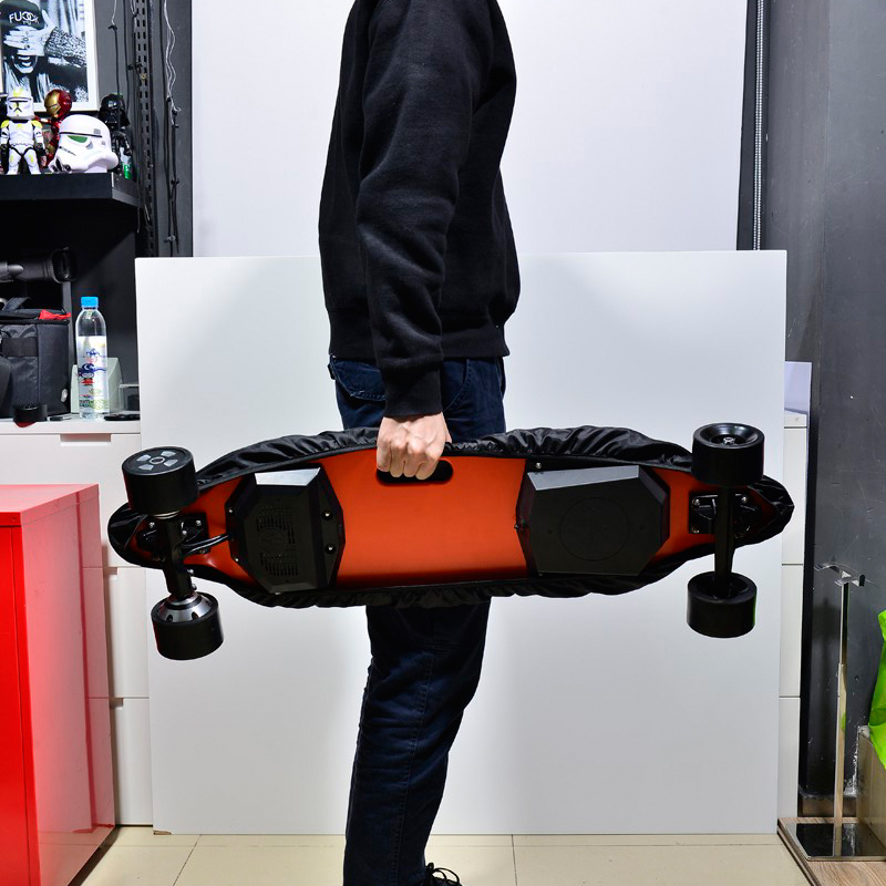 Teenager Skateboarders Electric Skate Board Cover New Land Surf Skatboard Dust-proof Cover Polyester Hand Carry Longboard Covers