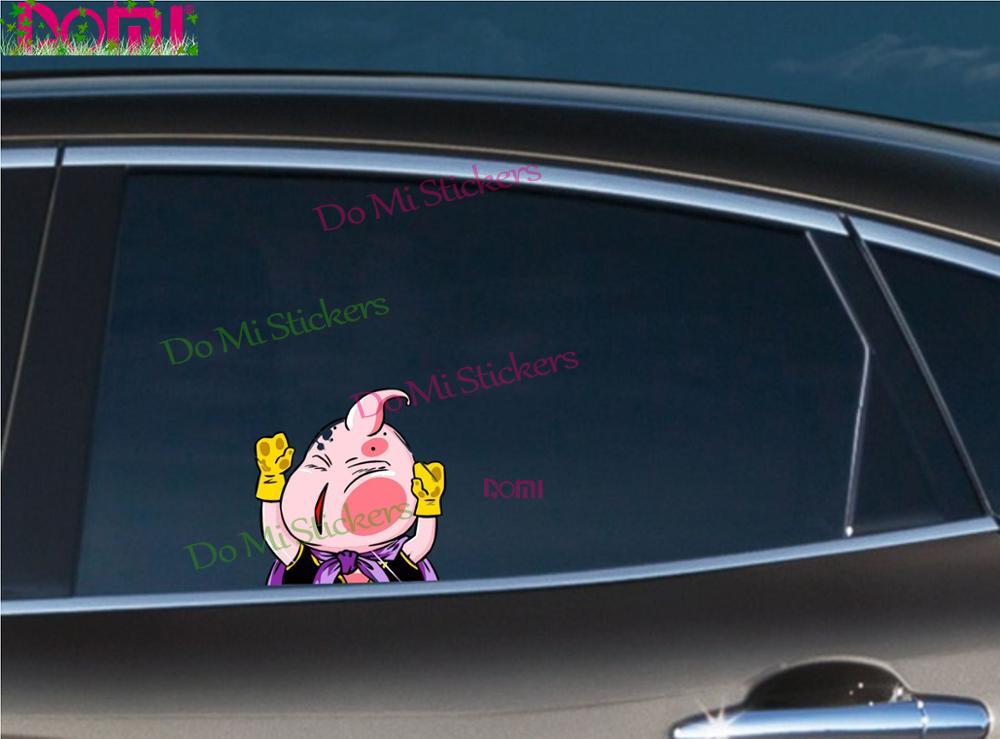 3D MAJIN BUU Peeker Anime Funny Car Sticker Windshield Bumper Motocross Racing Laptop Helmet Trunk Vinyl Decal Waterproof PVC