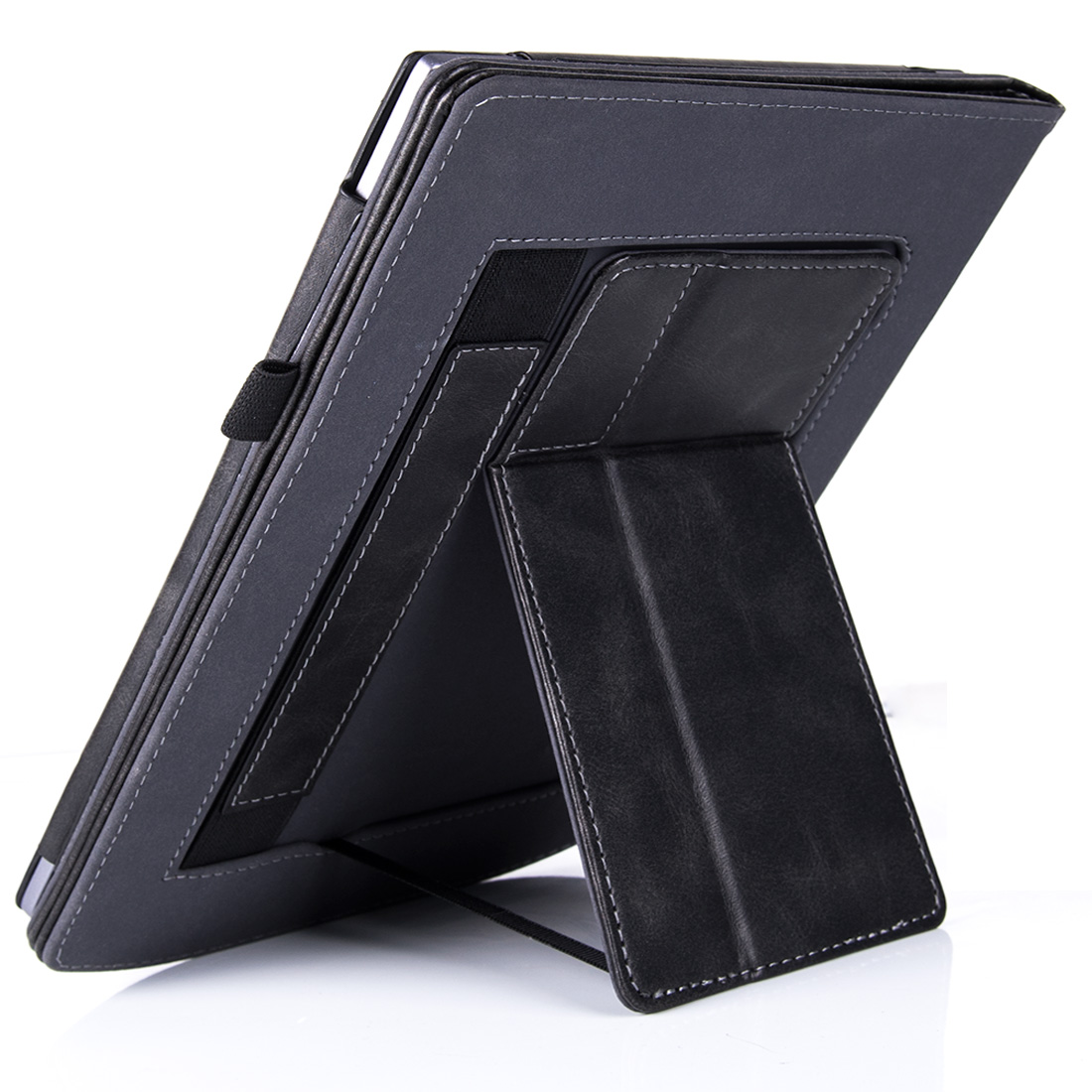 Stand Case for 10.3" Pocketbook Inkpad X / InkPad X Pro Tablet - PU Leather Sleeve Cover with Hand Strap/Auto Sleep/Wake