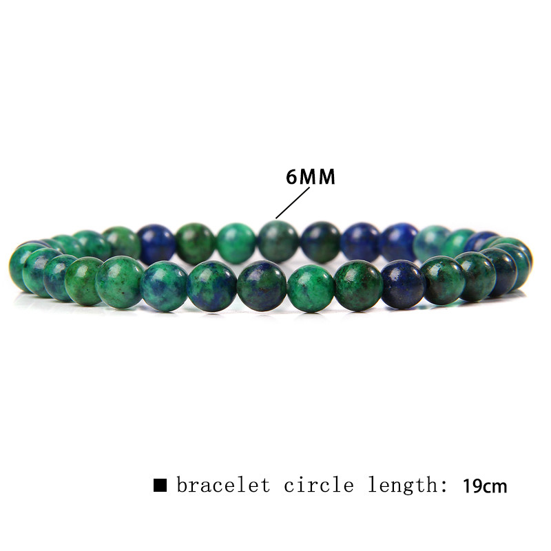 Natural Stone Beads Bracelet 6mm Round Tiger Eye Agates Quartz Beads Stretch Bracelet for Women Men Yoga Charm Jewelry Gifts