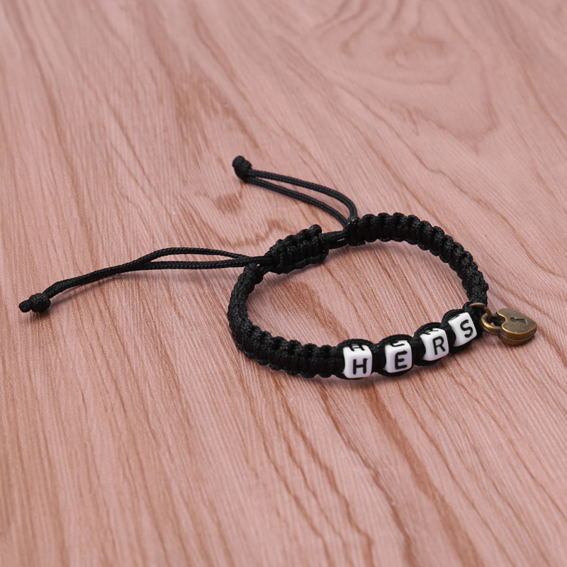 Couples Bracelet His and Hers Matching Jewelry Lovers Boyfriend Girlfriend Braid