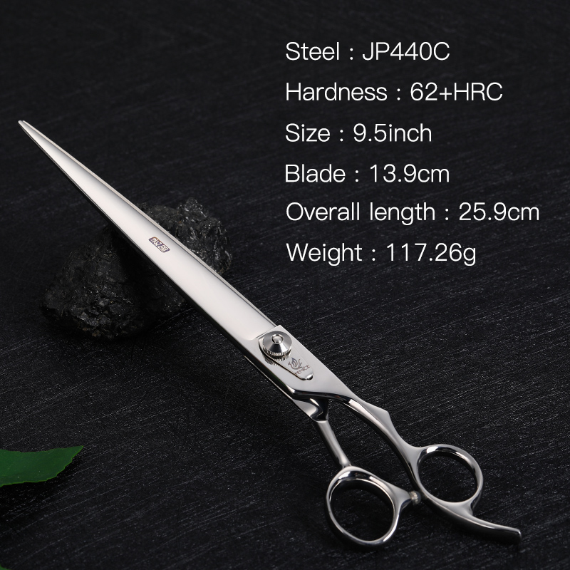 Fenice Professional 6.5 inch 8 inch 9.5 inch Dog Scissors Set Pet Grooming Scissors Thinning Shears Animal Haircut Supplier