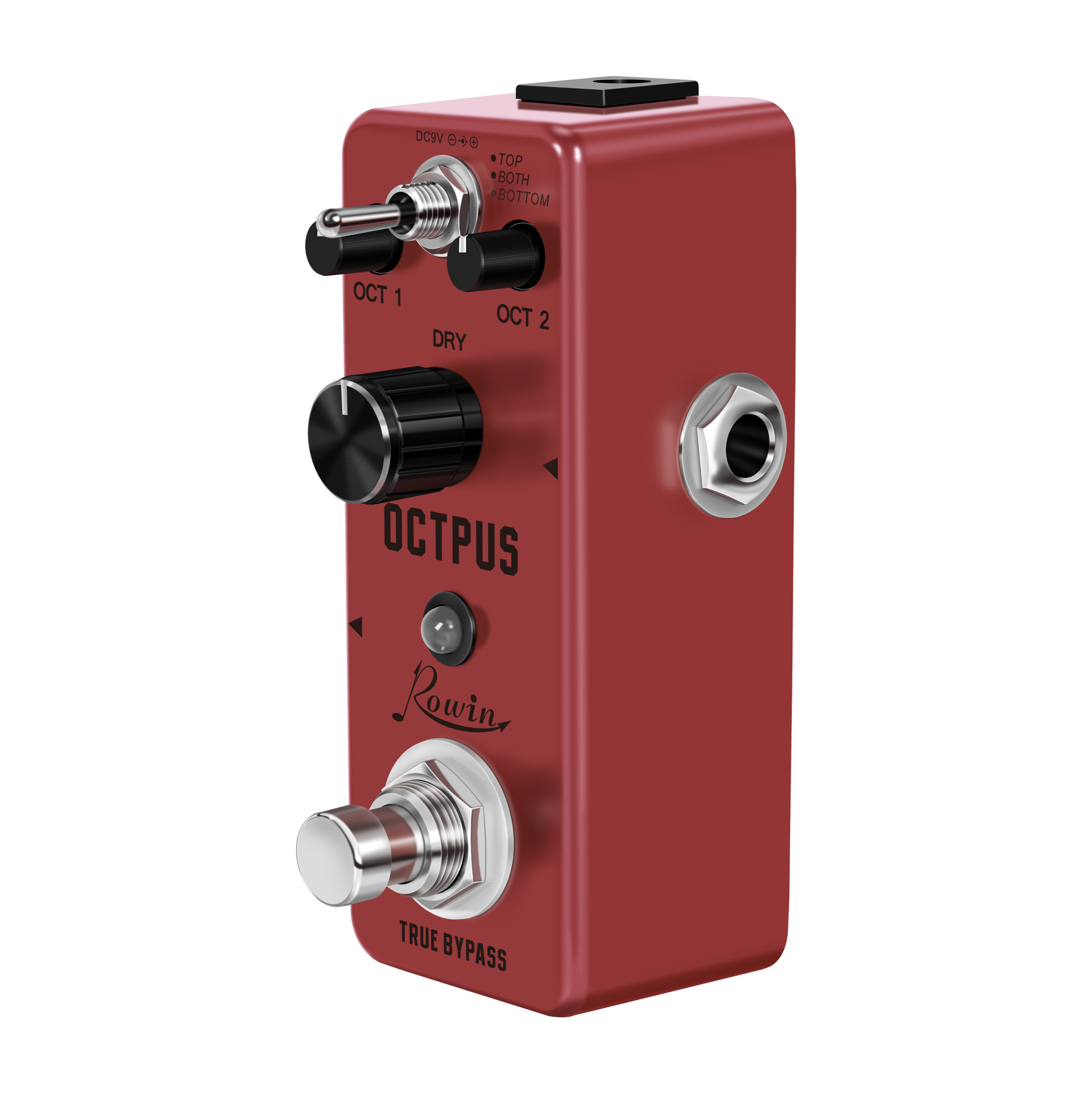 Rowin Guitar Octave Pedal For Electric Guitar Precise Polyphonic Octave Effects Generator Octpus Guitar Pedals True Bypass