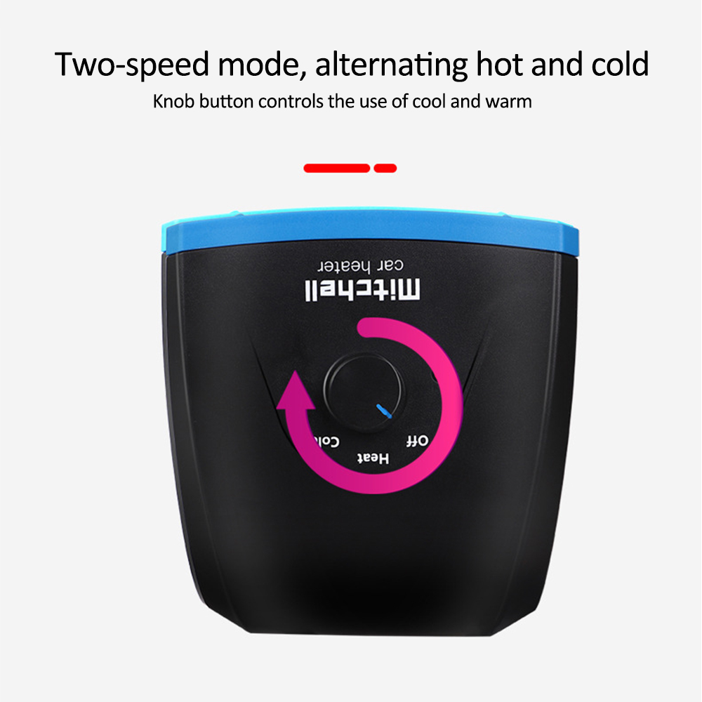 IN 1 12V/24V 120W Car Heater Electric Cooling Heating Fan Portable Electric Dryer Windshield Defogging Demister Defroster