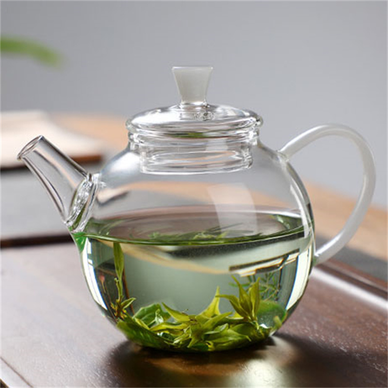 High Borosilicate Heat Resistant Glass Teapot 230ml Flower Puer Tea Maker Chinese Kung Fu Tea Pots With Filter Household Teaware