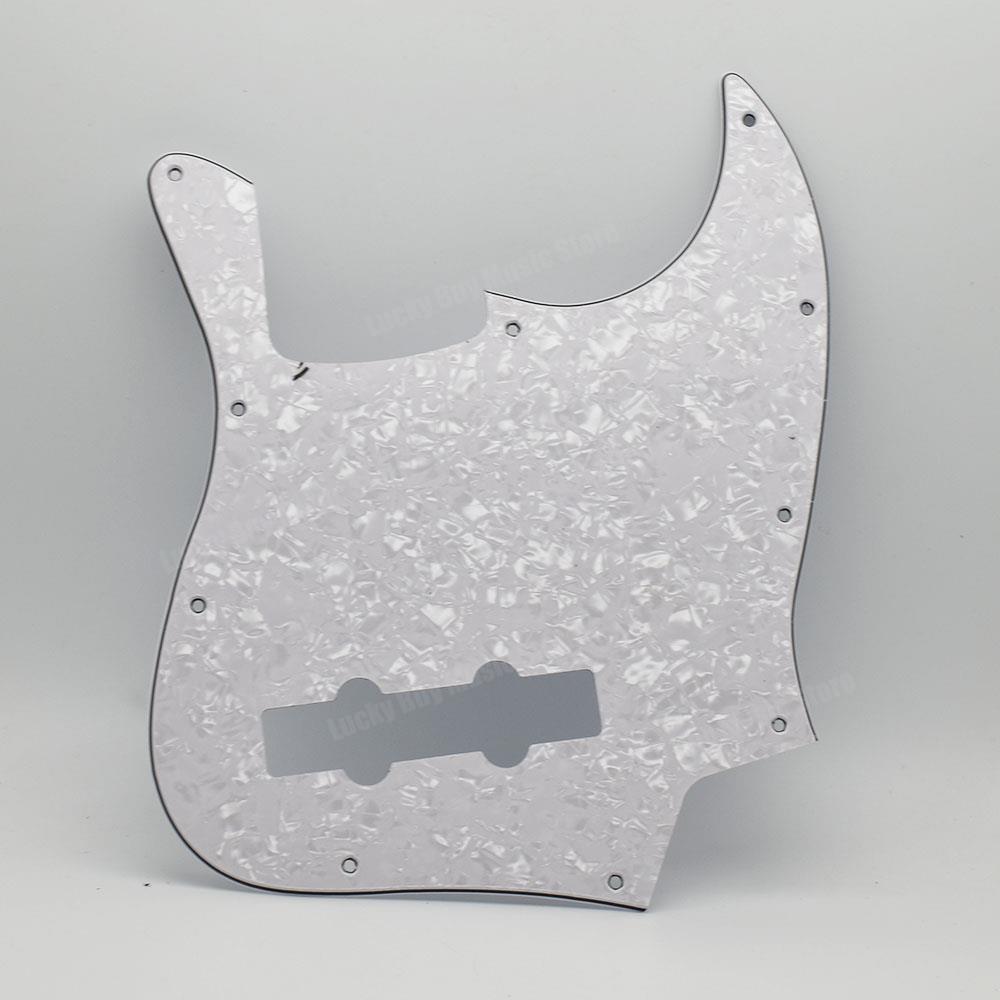 10 Holes JB Bass Pickguard Pick Guards Scratch Plate for Standard Jazz Bass for JB 3Ply PVC Guitar Accessories