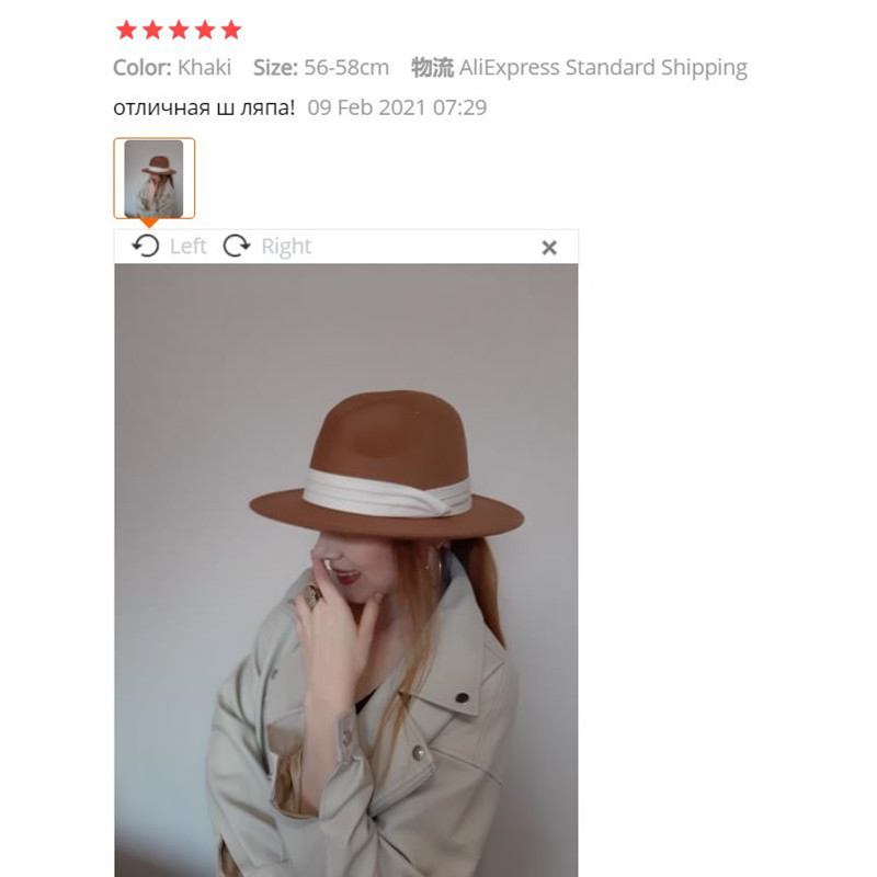 Fedoras Hats for Women Autumn Wool Luxury Designer Brand Wide Brim Wedding 2021 New Jazz Cap Red Top Hat Masculino Chapeau Femme