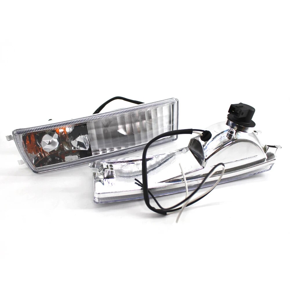 4PCS Set Car Front Bumper Fog Light+Turn Signal Lamp Car Bumper Light For Volkswagen Jetta Golf Mk3 Vento 1992 1993 1994-1997