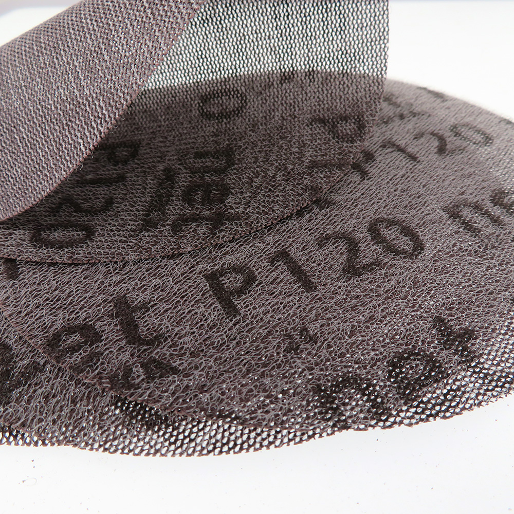 15/25PCS 5 Inch 125mm Mesh Dust-free Anti-blocking Hook&Loop Sanding Discs Round Abrasive Sandpaper 80-320 Grit Decorate Paper