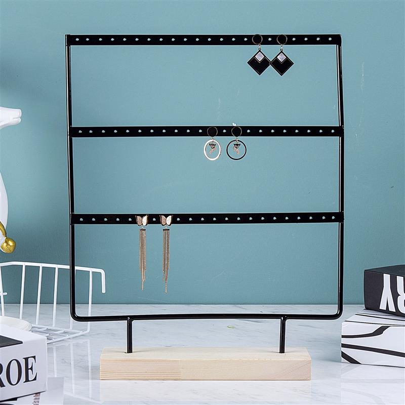 Jewelry Display 24/44/66/144 Holes Stand for Earrings Pendants Bracelets Jewelry Stud Earrings Holder Jewellery Rack Wholesale