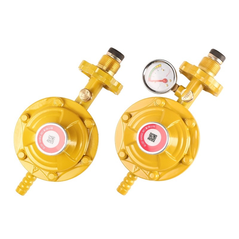 Wholesale Propane Gas Regulator With/No Dwe74 Manometer Level Gauge For BBQ Cookers Caravan Plumber Pressure Reducing Vae Table