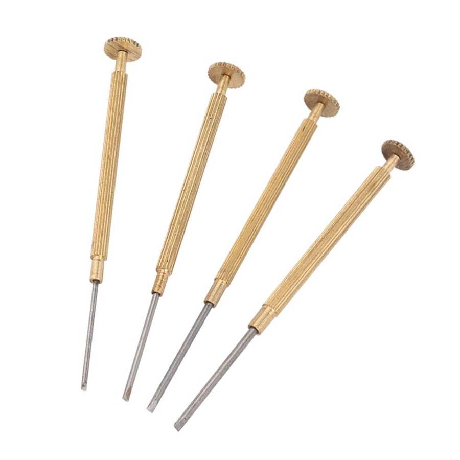 3/4/6Pcs 0.8-1.8mm Precise Slot Screwdrivers Set Watch Glasses Computer Mobile Phone Part Flat Blade Screwdriver Repair Tool Kit