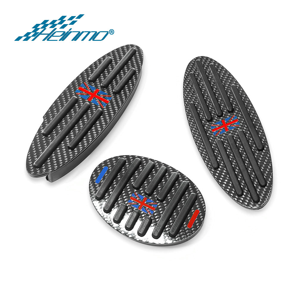 For Mini Cooper F54 F55 F56 F57 F60 R55 R56 R60 R61 Automatic Gear Car Brake Accelerator Rest Pedal Cover Sticker Accessories