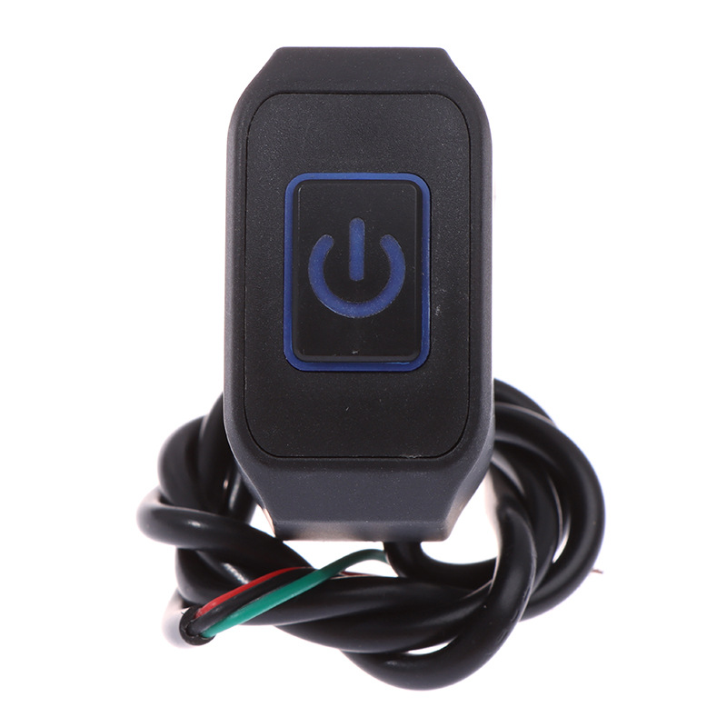Motorcycle Handlebar Switch with LED Light for Motorbike Switches Connector Waterproof Handlebar Switch Motor Bike Accessories