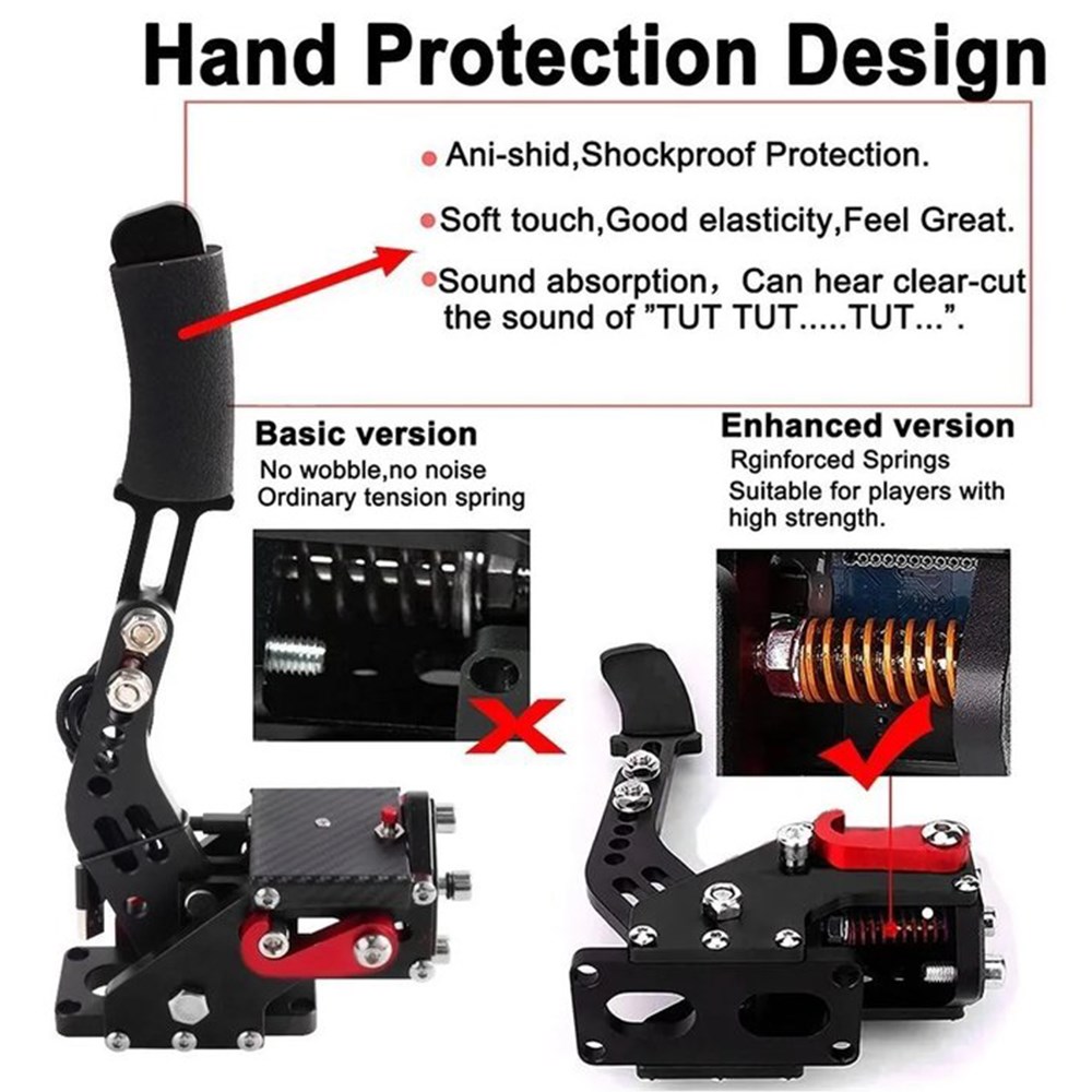 Universal Racing Game PC Handbrake SIM & Fixing Clamp Bracket For PS4/PS5 For Thrustmaster T300 PC All Steering Wheel Available