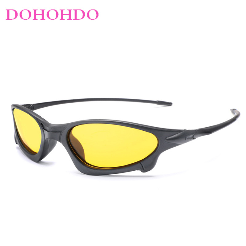 DOHOHDO Brand Design Polarized Sunglasses Men's Driving Sun Glasses Small Size Unique Frame Outdoor Sports Goggles Eyewear UV400