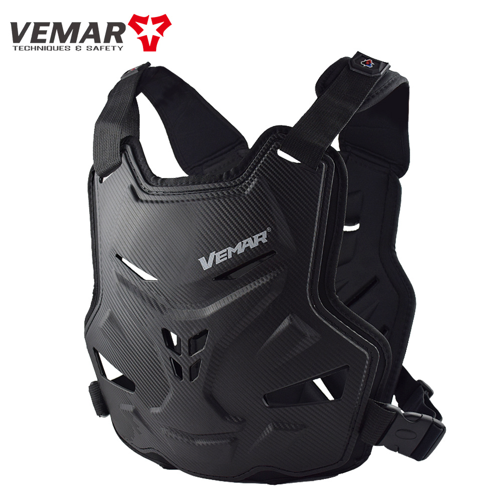 Vemar Motorcycle Body Armor Vest Motorbike Back Chest Protector Moto Motocross Vest Off-Road Dirt Bike Protective Gear Adult