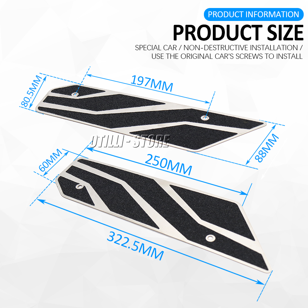 New Motorcycle Accessories Maxsym TL 500 Driver Pedals Foot Pegs Footrests For SYM MAXSYM TL500